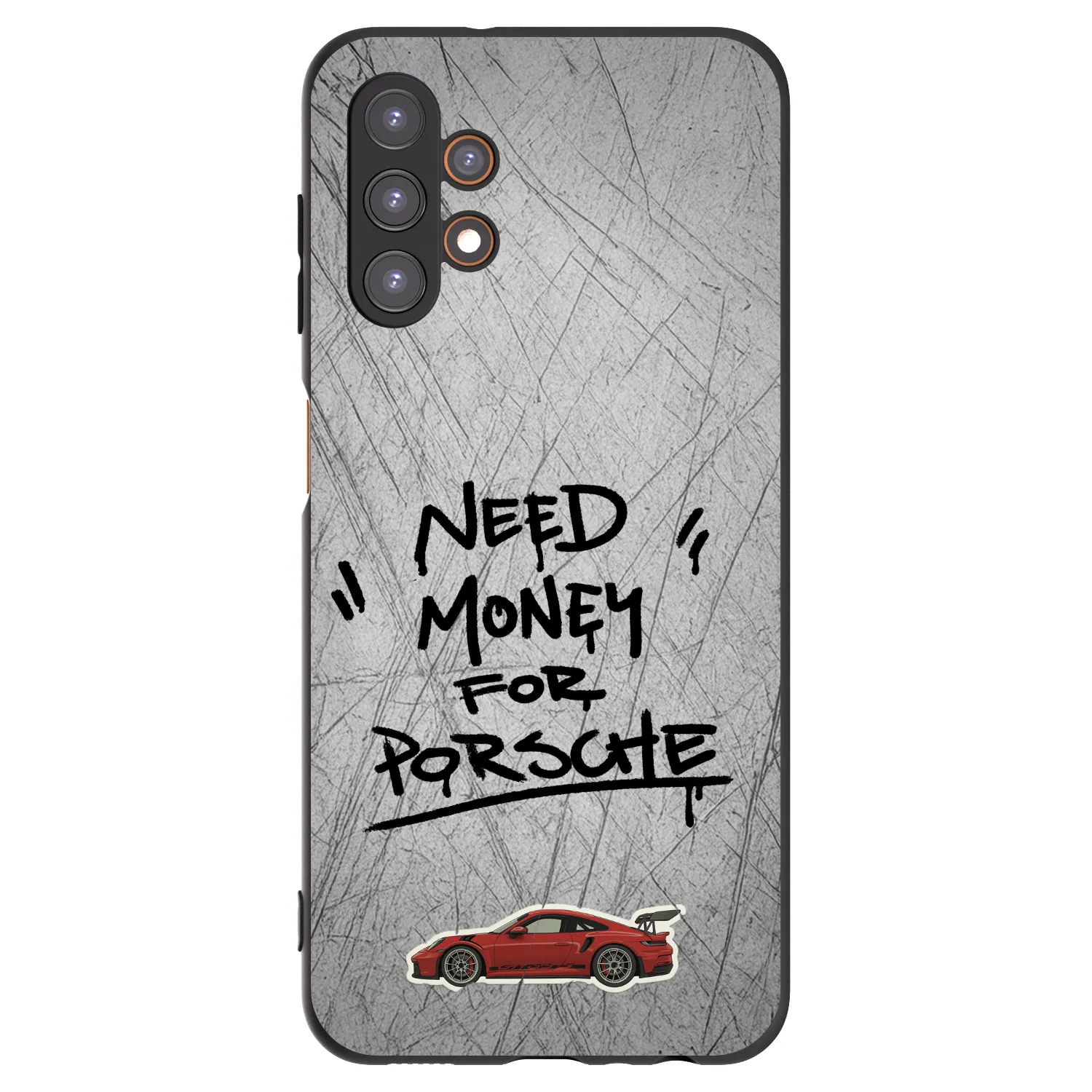 Picasee silikonowe czarne etui na Samsung Galaxy A13 5G - Grey Drift