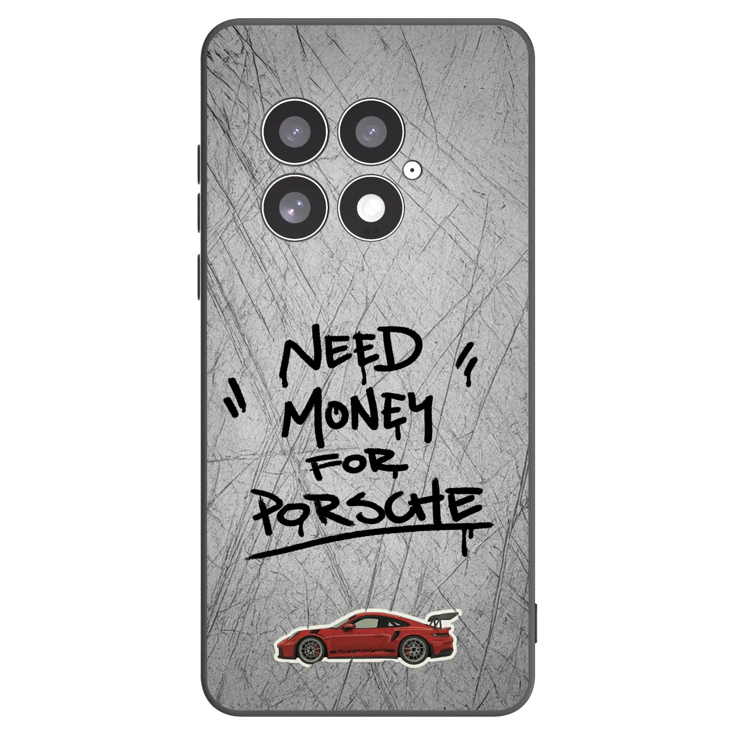 Picasee silikonowe czarne etui na OnePlus 13 5G - Grey Drift