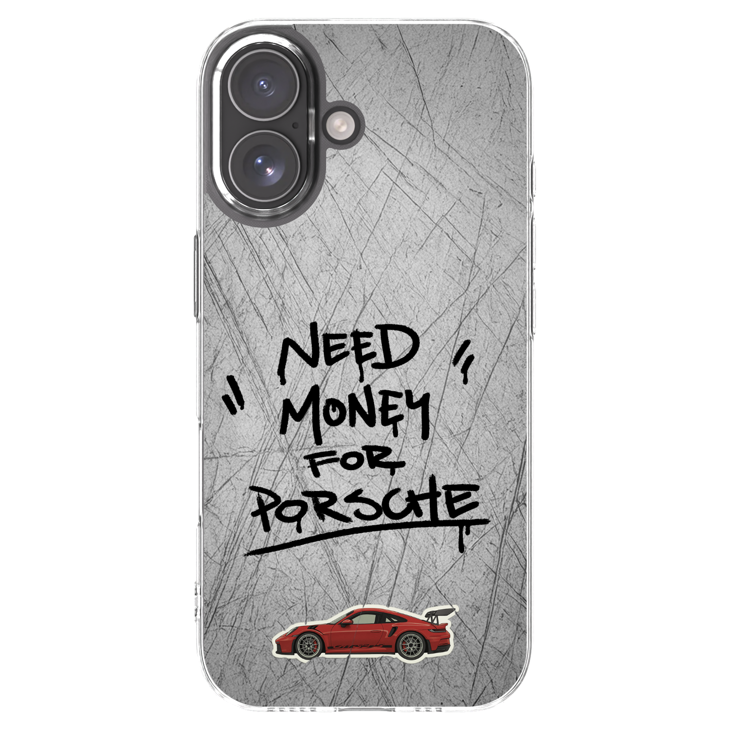 Picasee silikonowe przeźroczyste etui na Apple iPhone 17 - Grey Drift