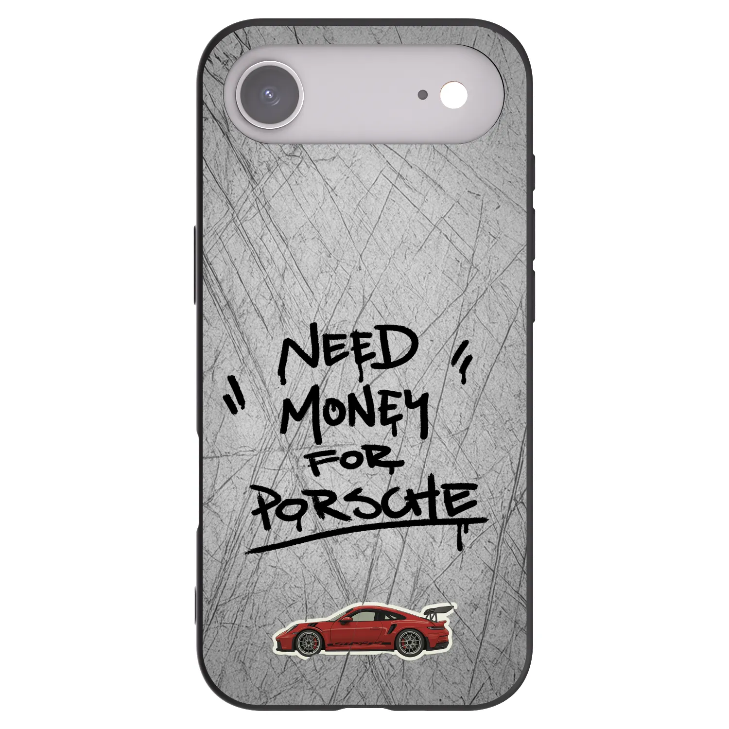 Picasee silikonowe czarne etui na Apple iPhone Air - Grey Drift