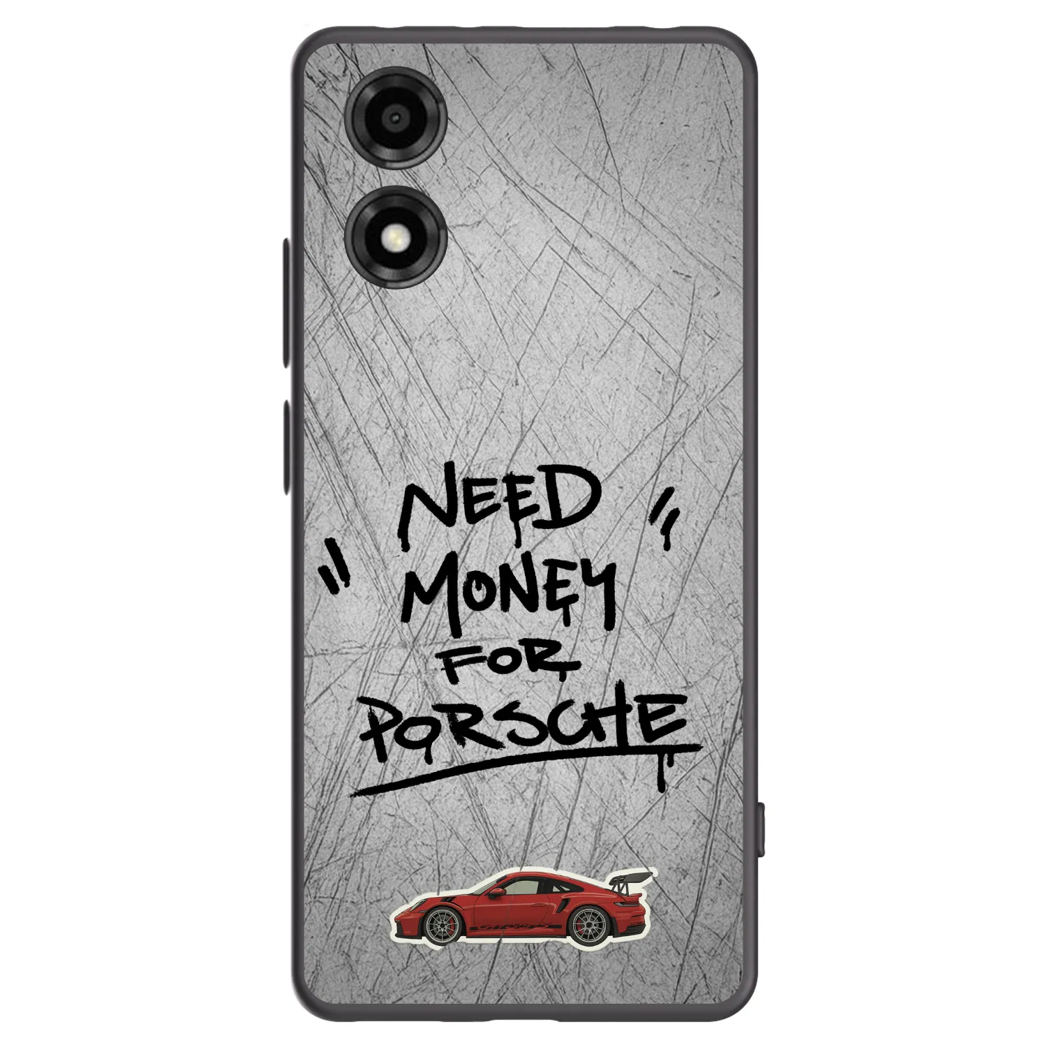 Picasee silikonowe czarne etui na Motorola Moto E14 - Grey Drift