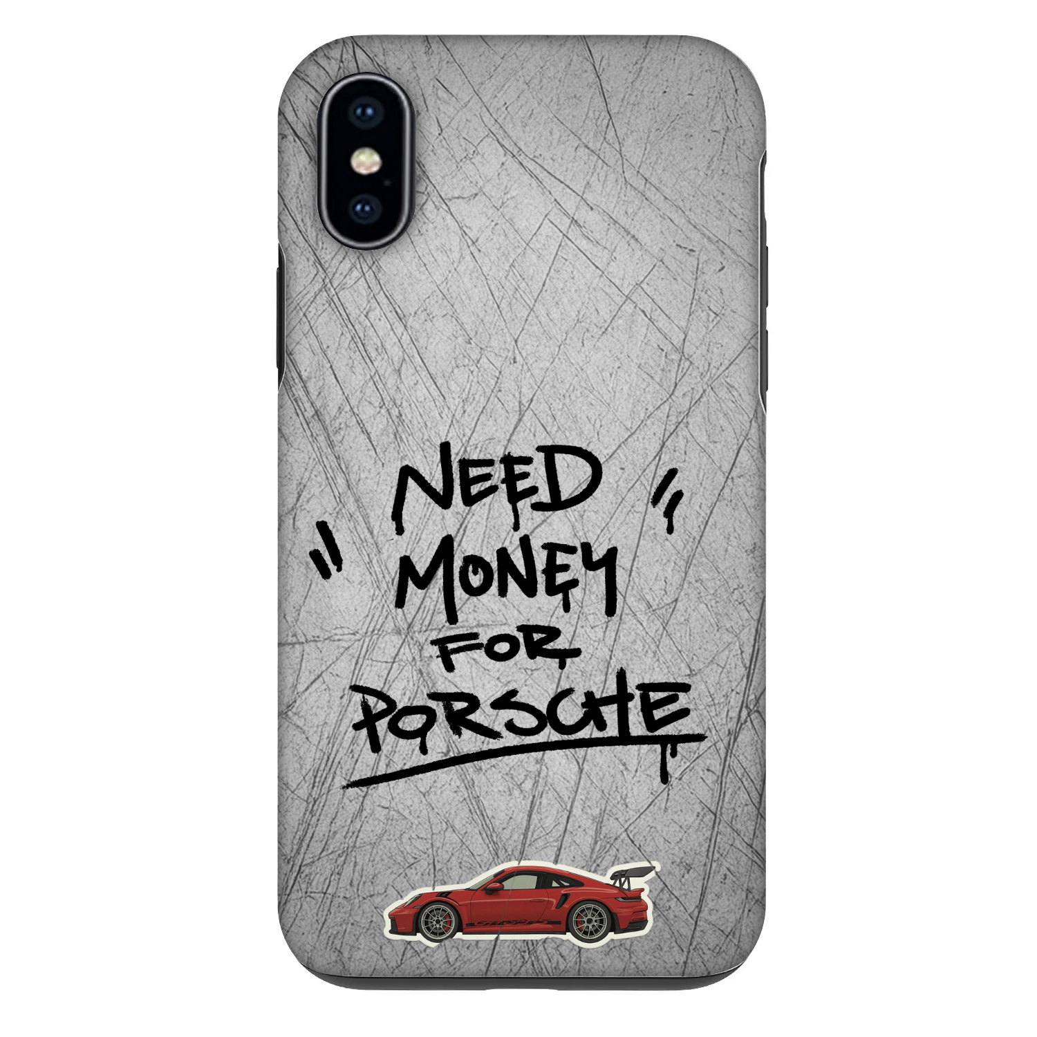 Picasee Fashion Case na Apple iPhone X/XS - Grey Drift