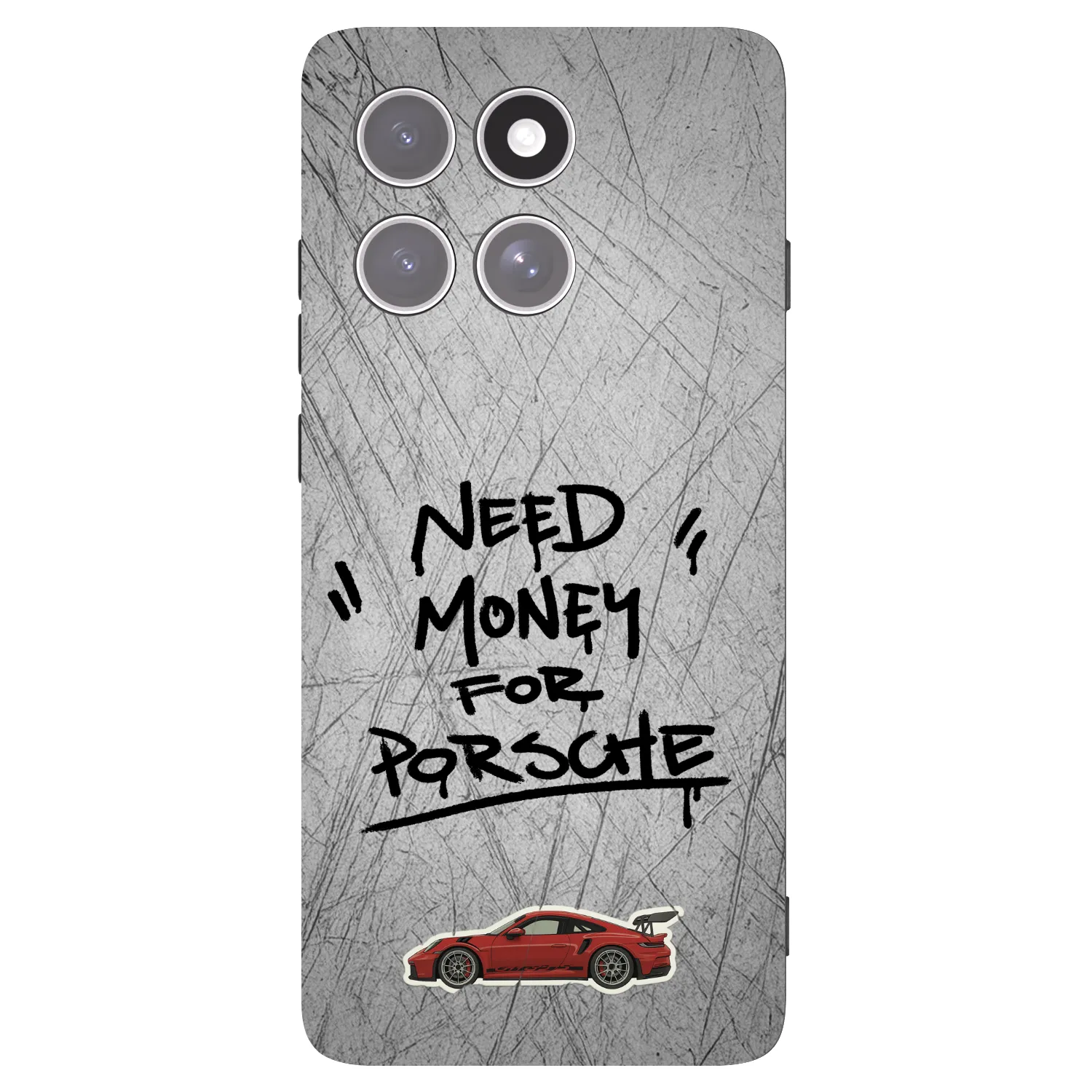 Picasee silikonowe czarne etui na Motorola Edge 60 Pro - Grey Drift