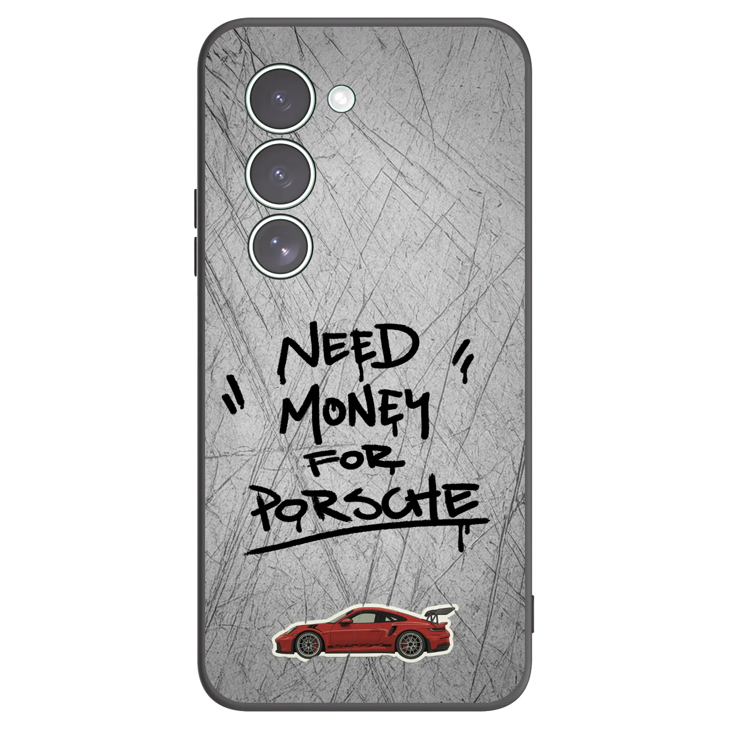 Picasee silikonowe czarne etui na Xiaomi Redmi 15 5G - Grey Drift