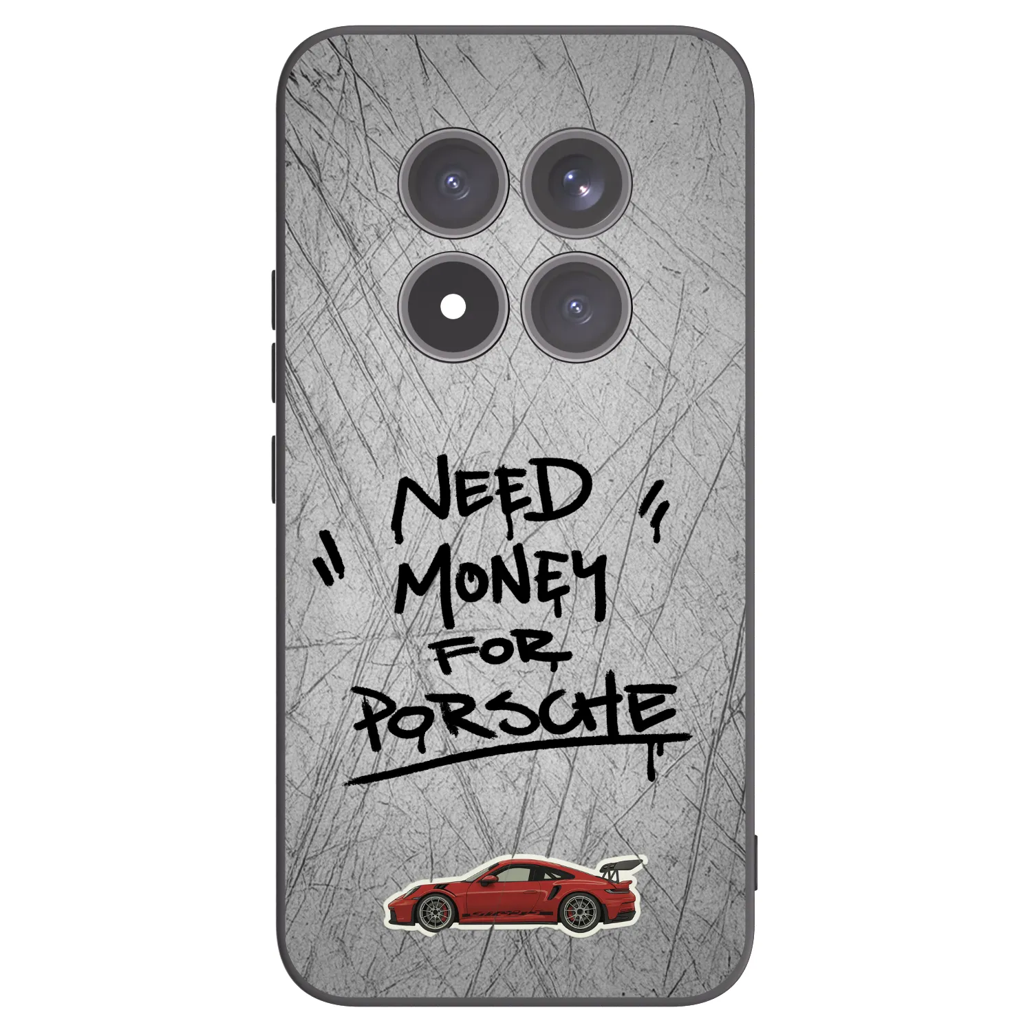 Picasee silikonowe czarne etui na Xiaomi Redmi Note 15 Pro+ - Grey Drift