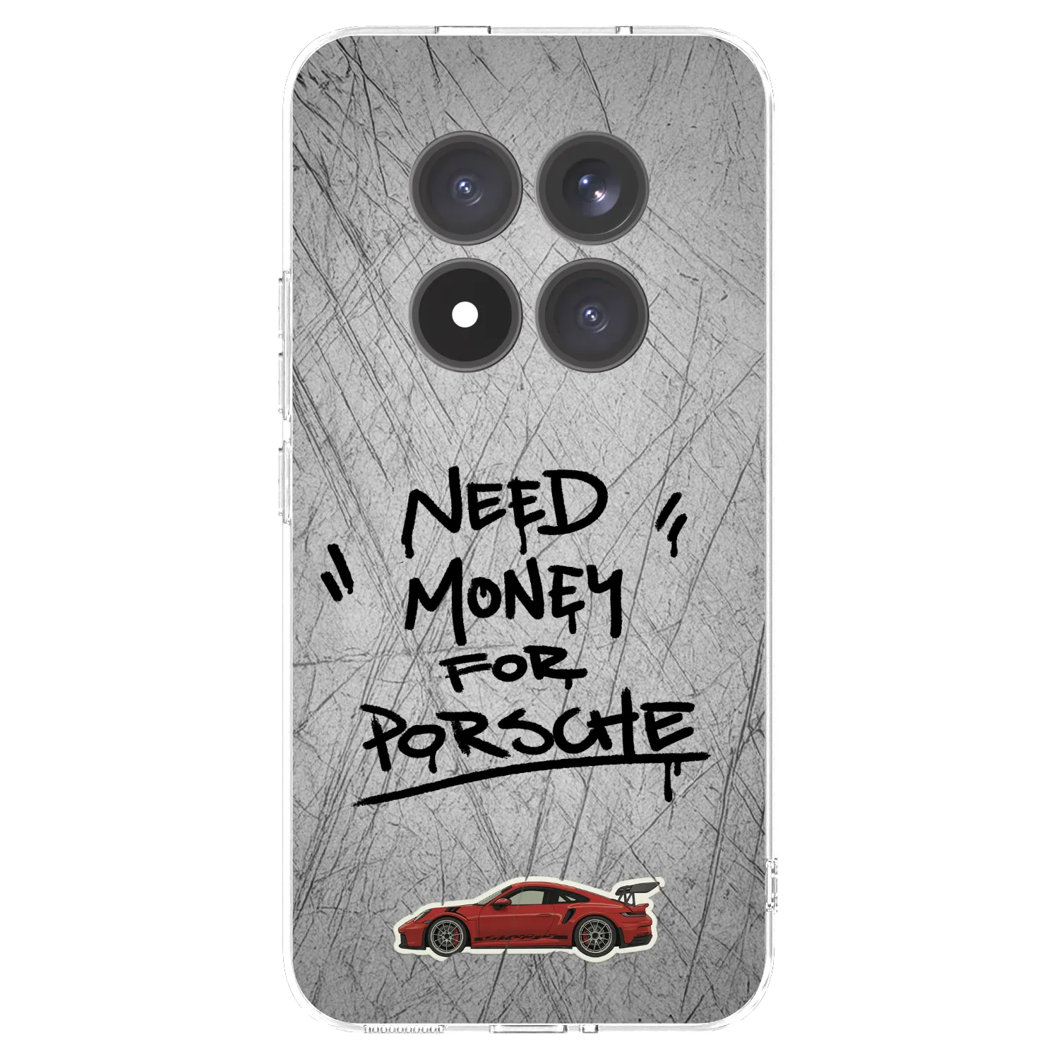 Picasee silikonowe przeźroczyste etui na Xiaomi Redmi Note 15 Pro+ - Grey Drift