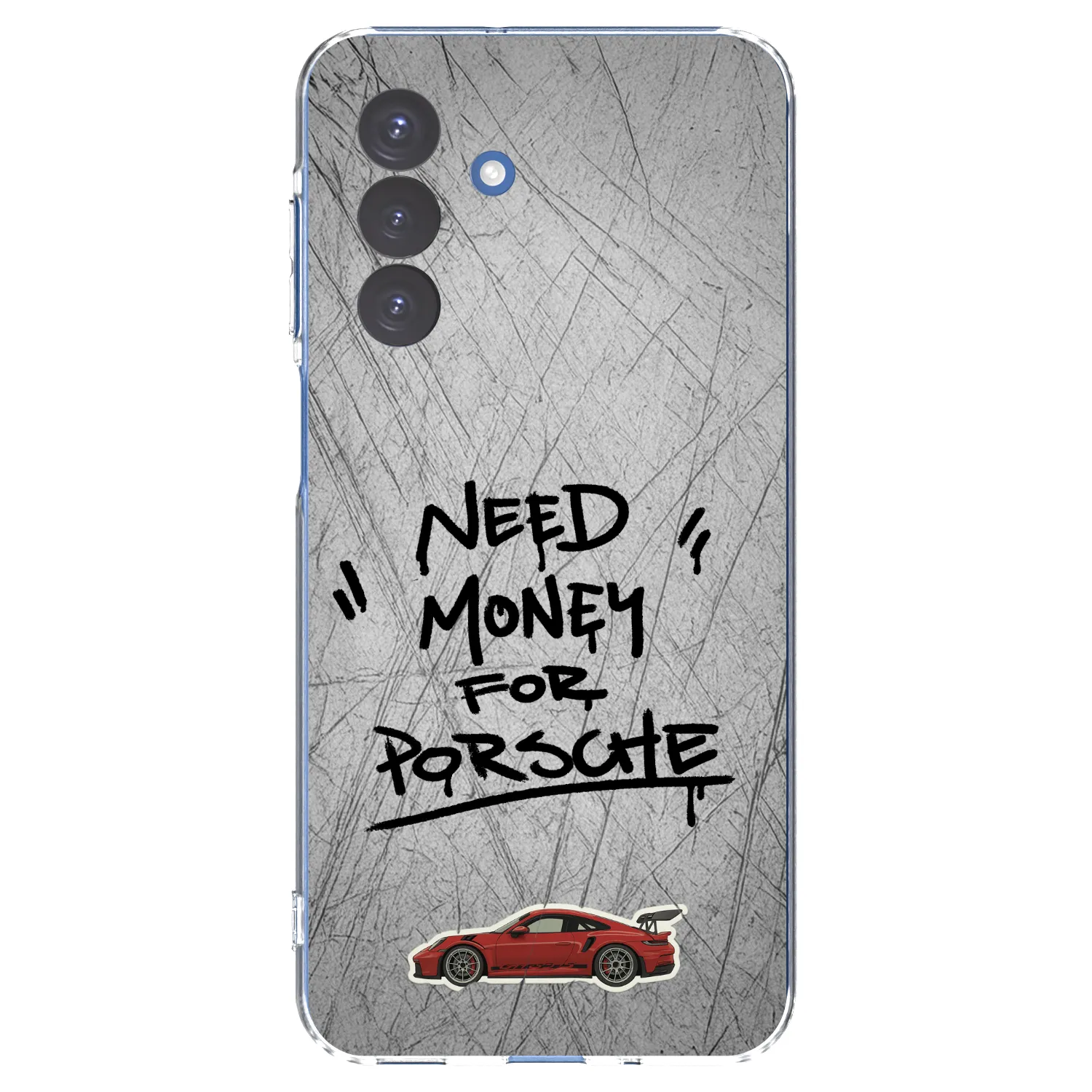Picasee silikonowe przeźroczyste etui na Samsung Galaxy A17 5G - Grey Drift