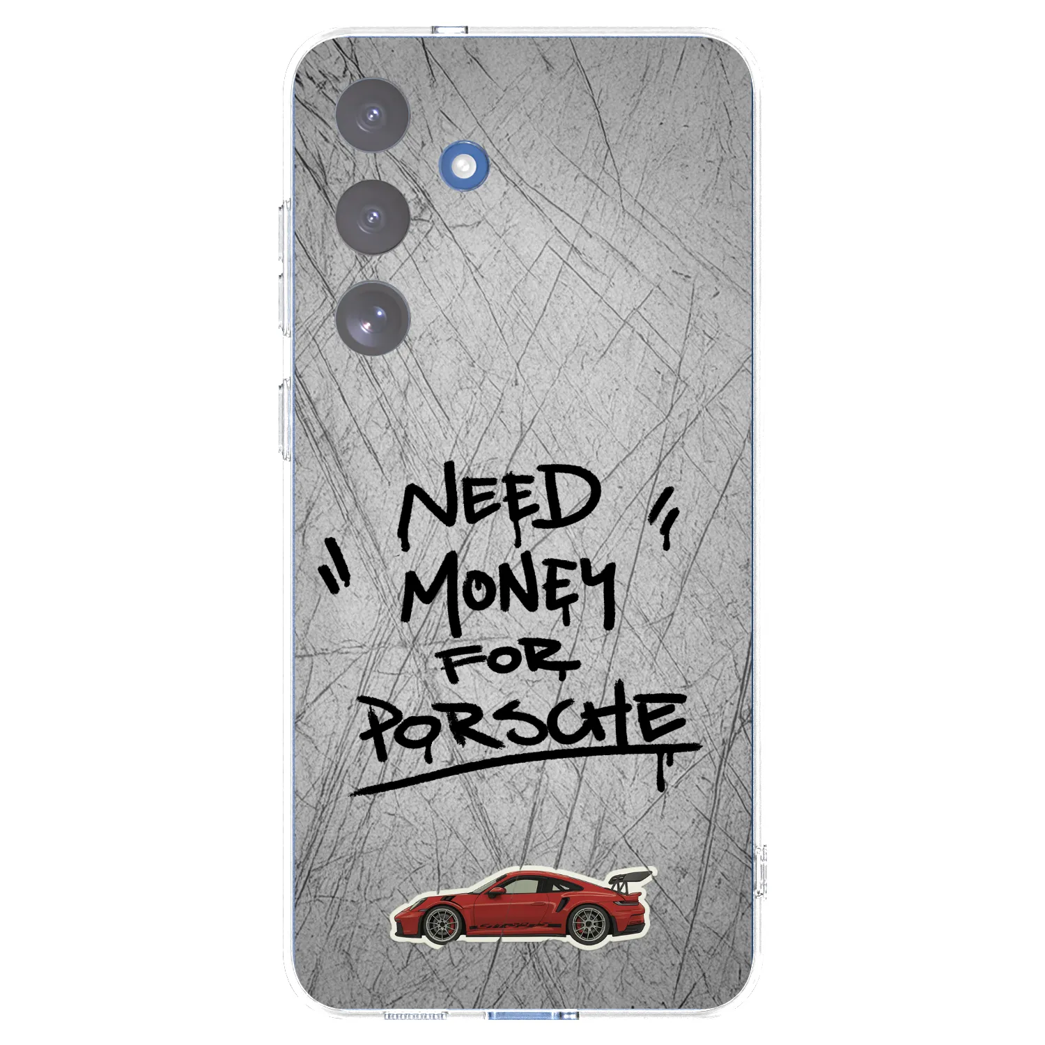 Picasee silikonowe przeźroczyste etui na Samsung Galaxy S25 FE 5G - Grey Drift