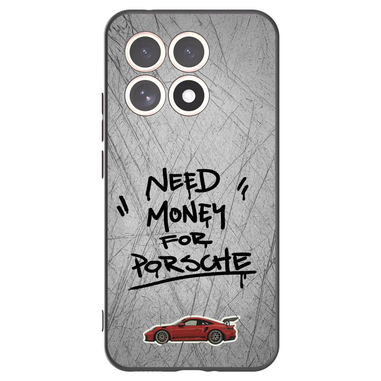 Picasee silikonowe czarne etui na Xiaomi 15T - Grey Drift