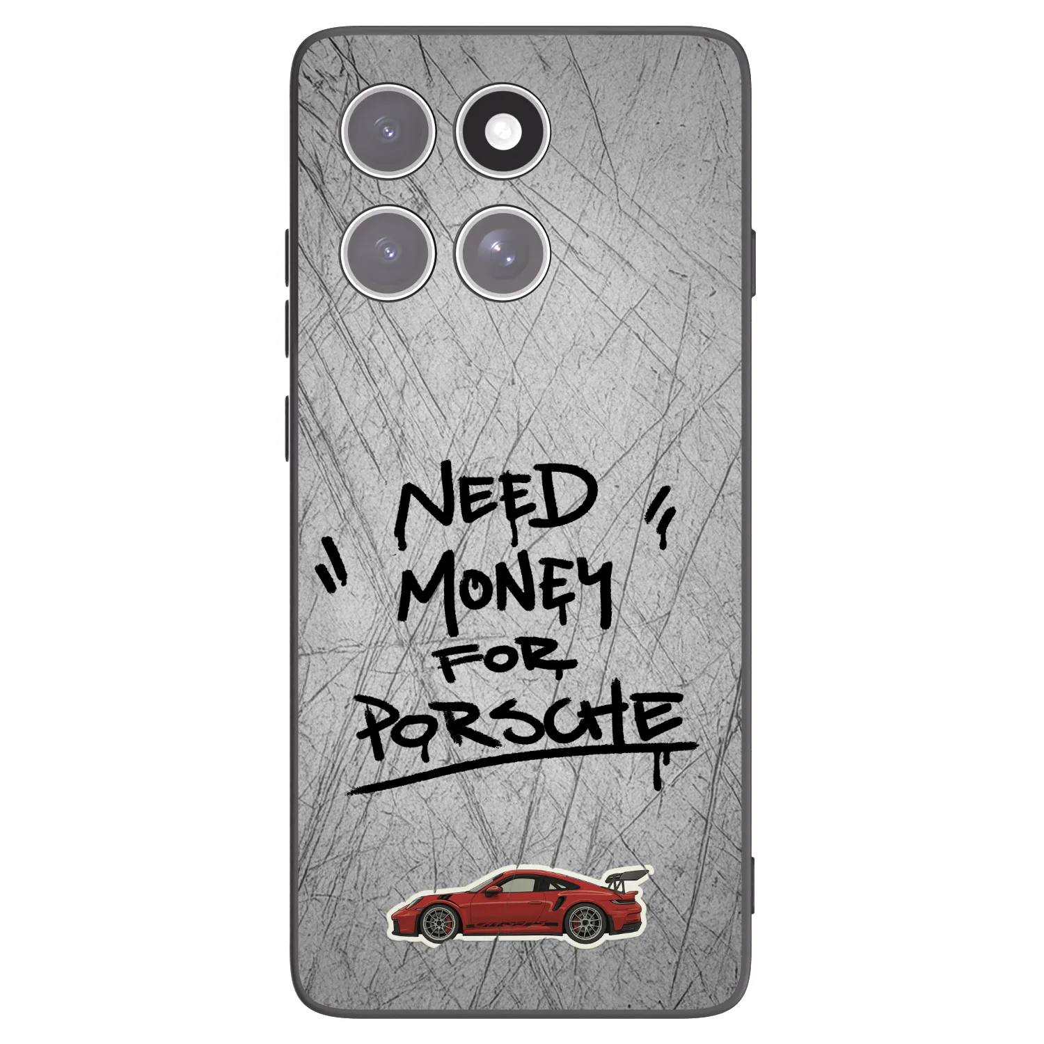 Picasee silikonowe czarne etui na Motorola Edge 60 Fusion - Grey Drift