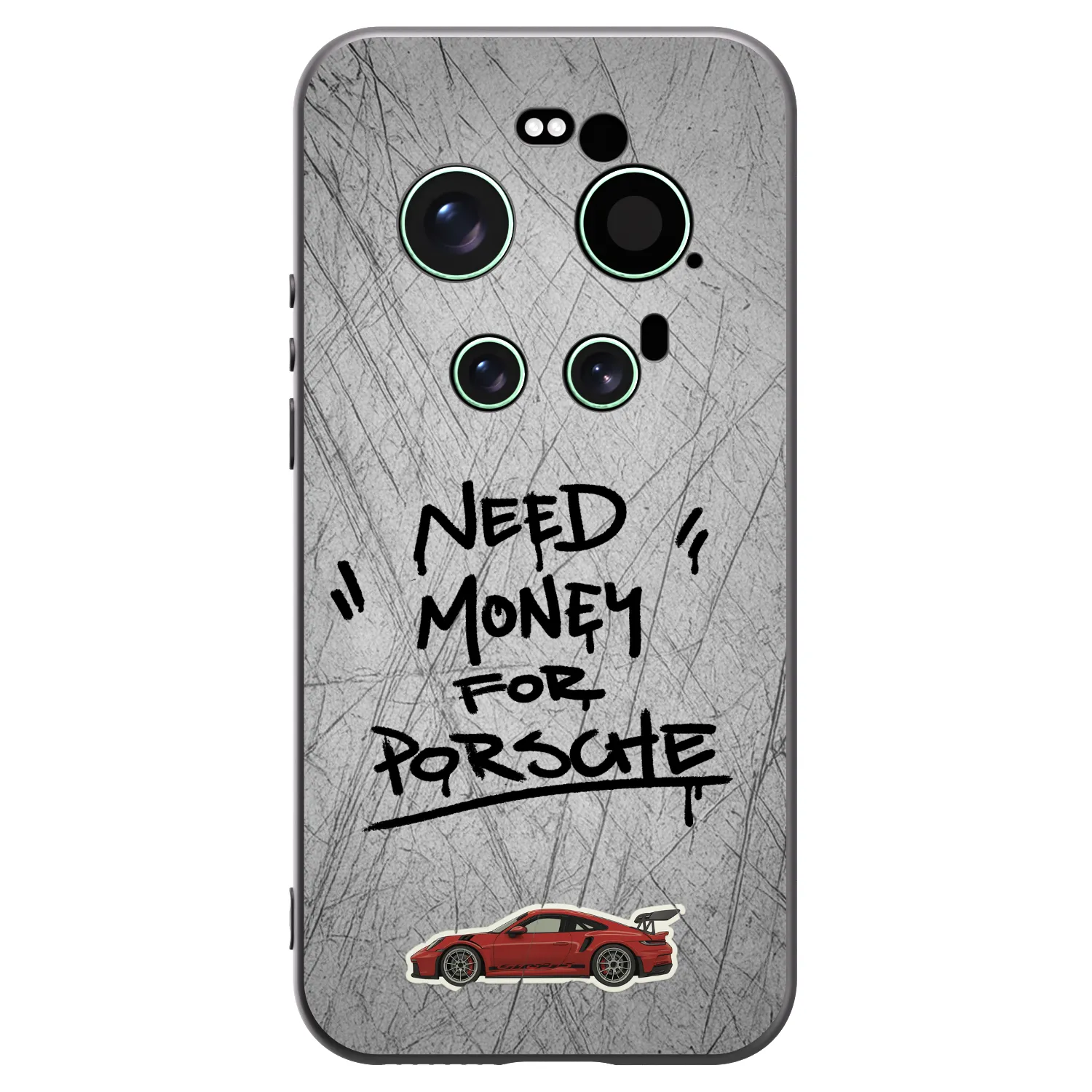 Picasee silikonowe czarne etui na Xiaomi 17 Ultra - Grey Drift