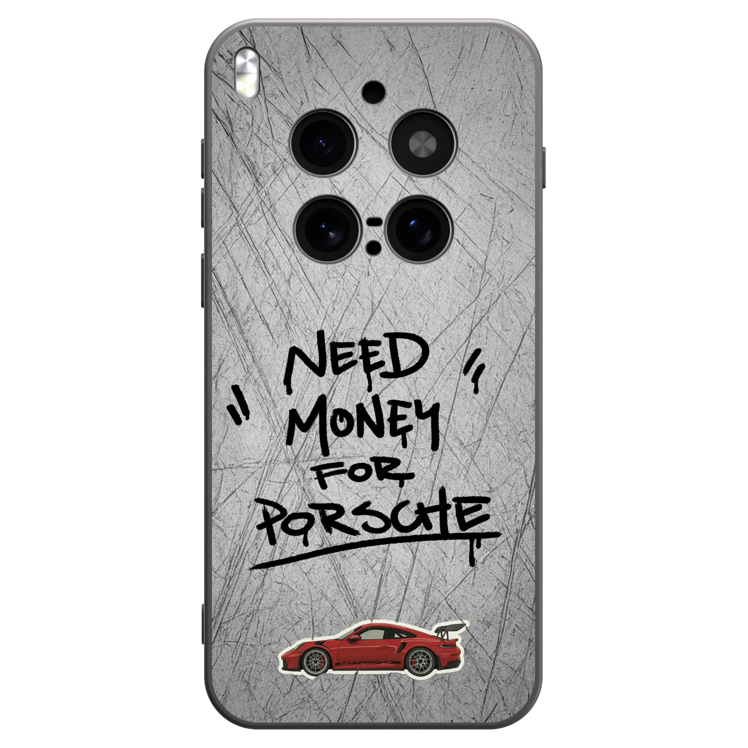 Picasee silikonowe czarne etui na Vivo X300 Pro - Grey Drift