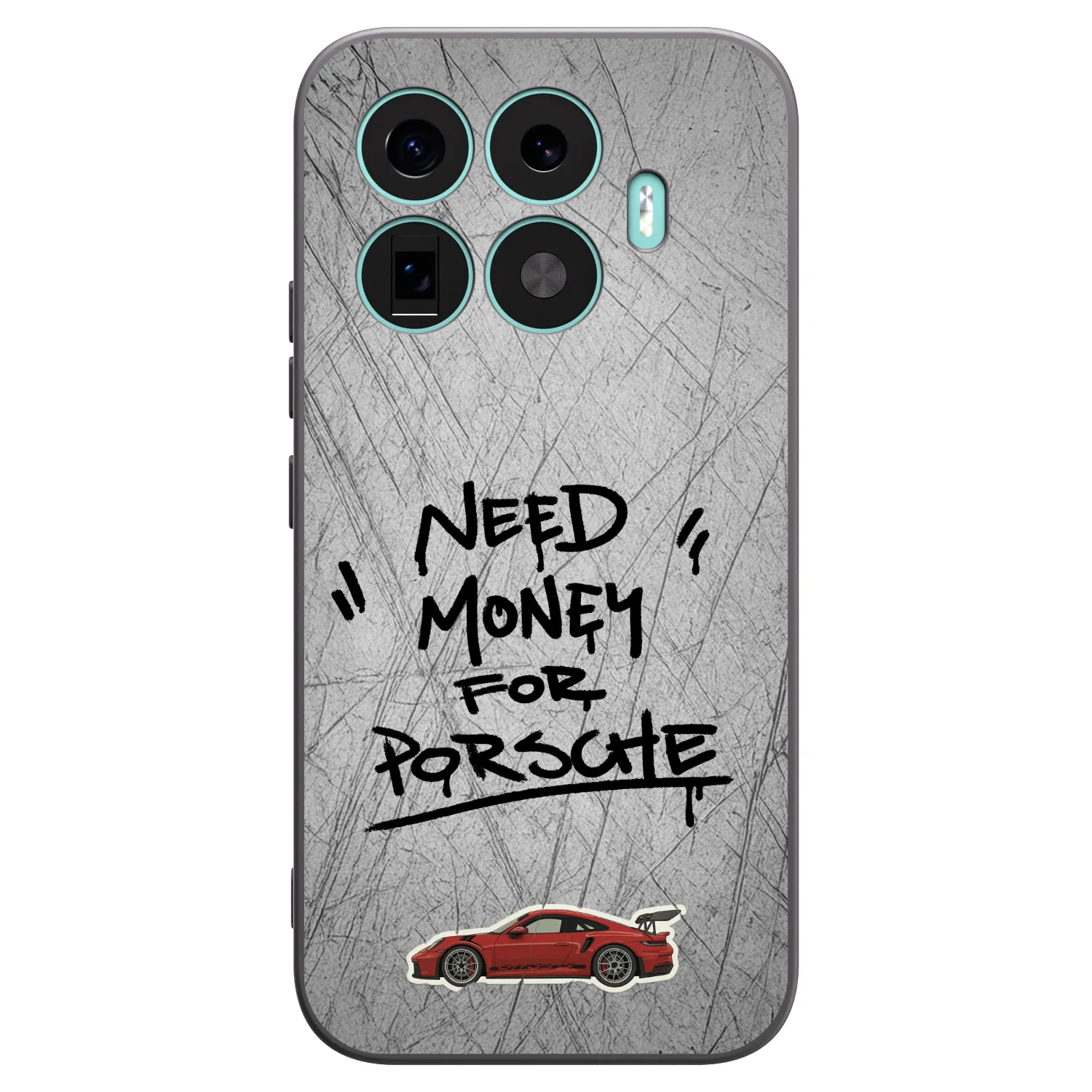 Picasee silikonowe czarne etui na Xiaomi 17T - Grey Drift