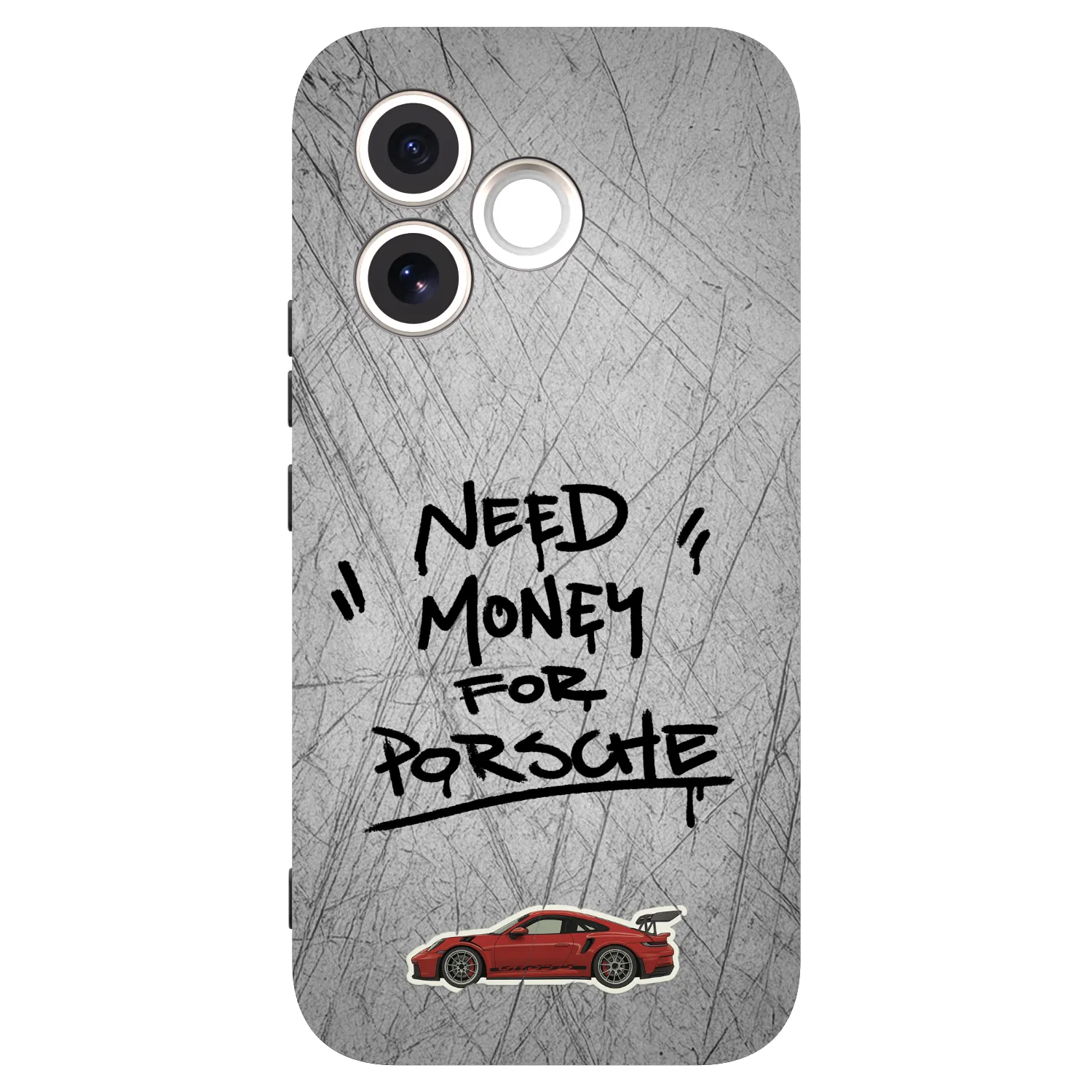 Picasee silikonowe czarne etui na Honor 600 Lite - Grey Drift