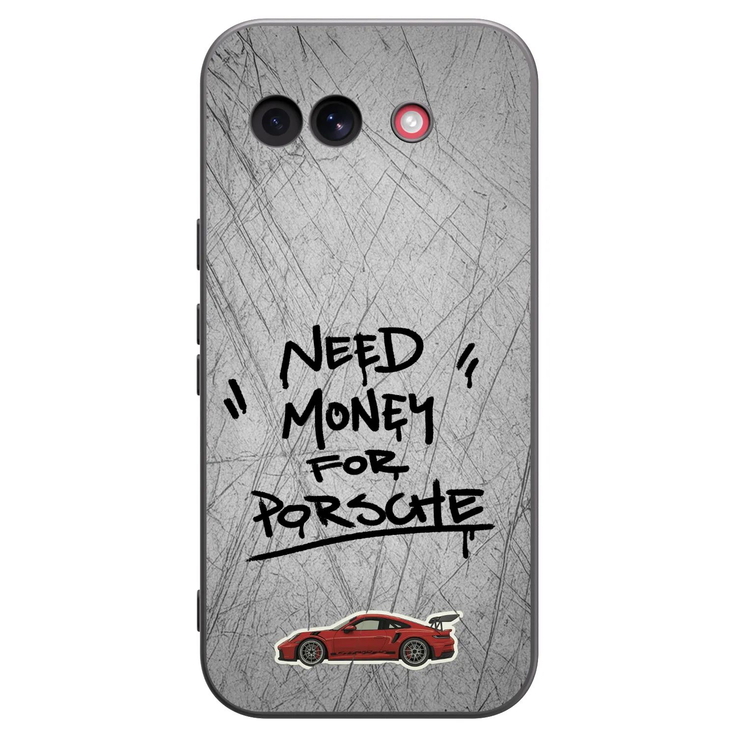 Picasee silikonowe czarne etui na Google Pixel 10a - Grey Drift