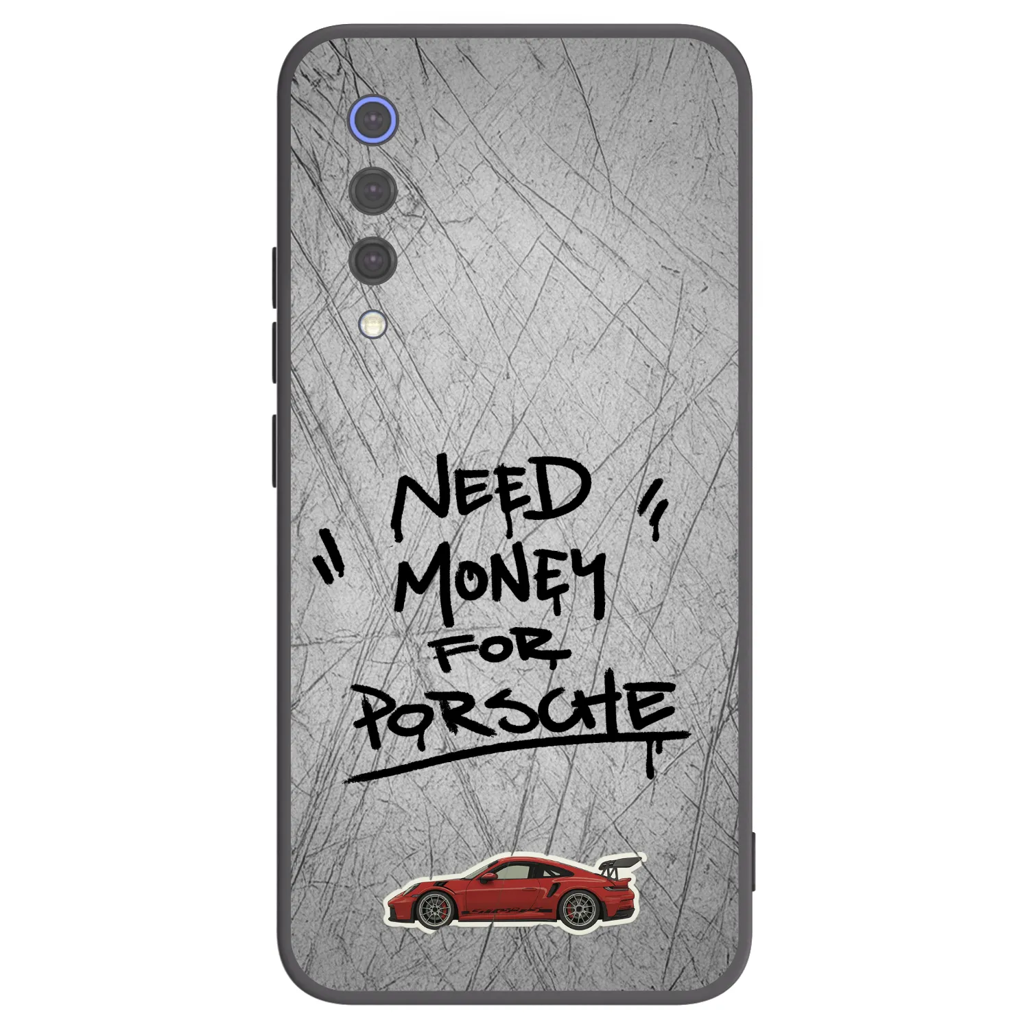 Picasee silikonowe czarne etui na Xiaomi Mi 9 SE - Grey Drift
