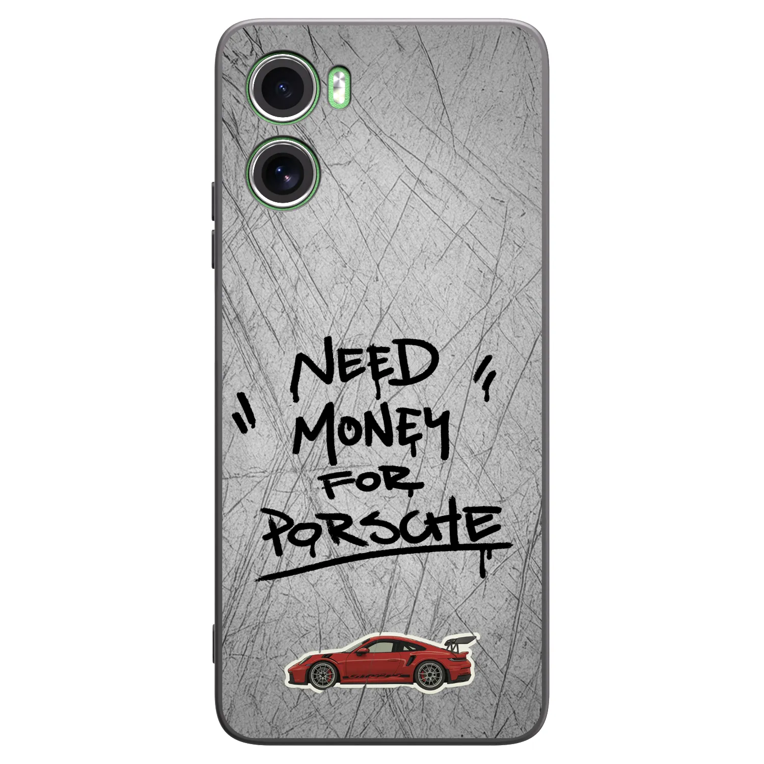 Picasee silikonowe czarne etui na Motorola Moto G06 - Grey Drift