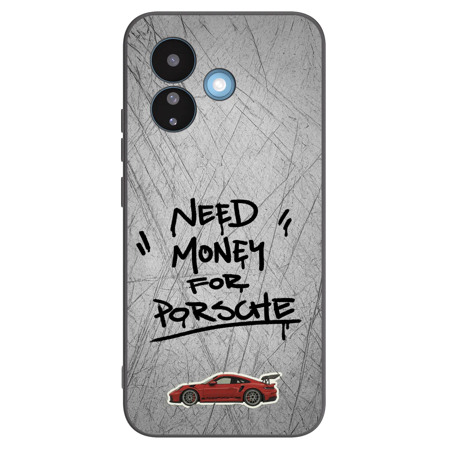 Picasee silikonowe czarne etui na Xiaomi Redmi Note 17 Pro 5G - Grey Drift