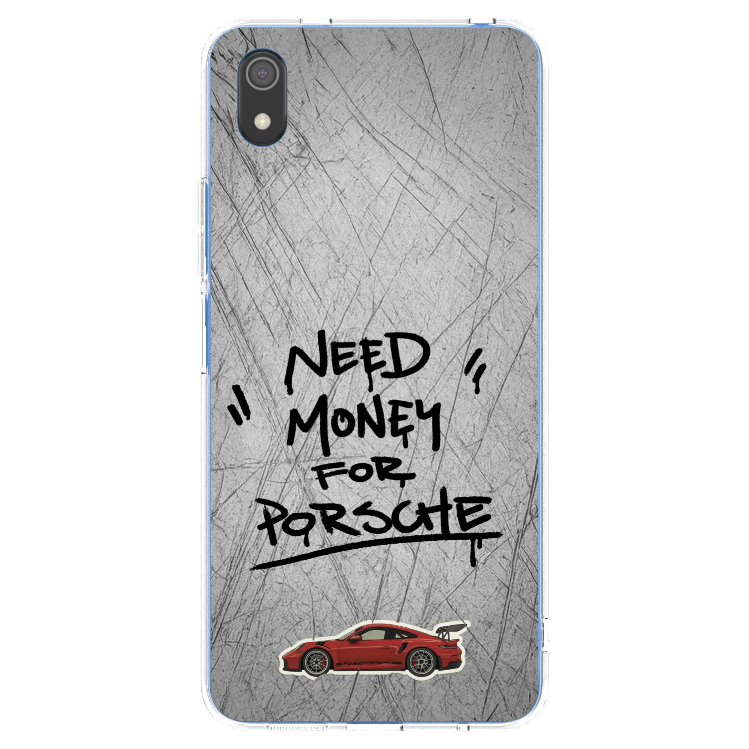 Picasee silikonowe przeźroczyste etui na Xiaomi Redmi 7A - Grey Drift