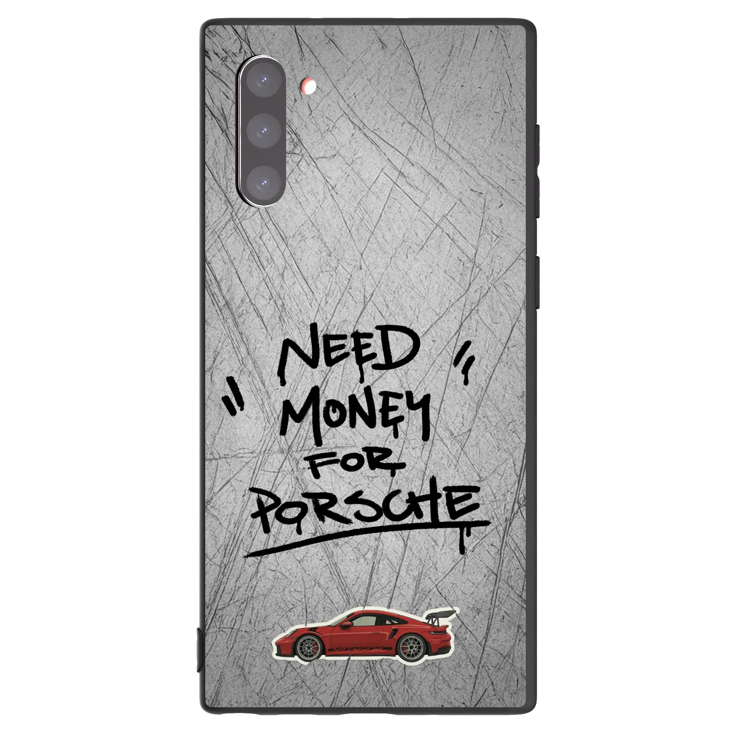 Picasee silikonowe czarne etui na Samsung Galaxy Note 10 N970F - Grey Drift
