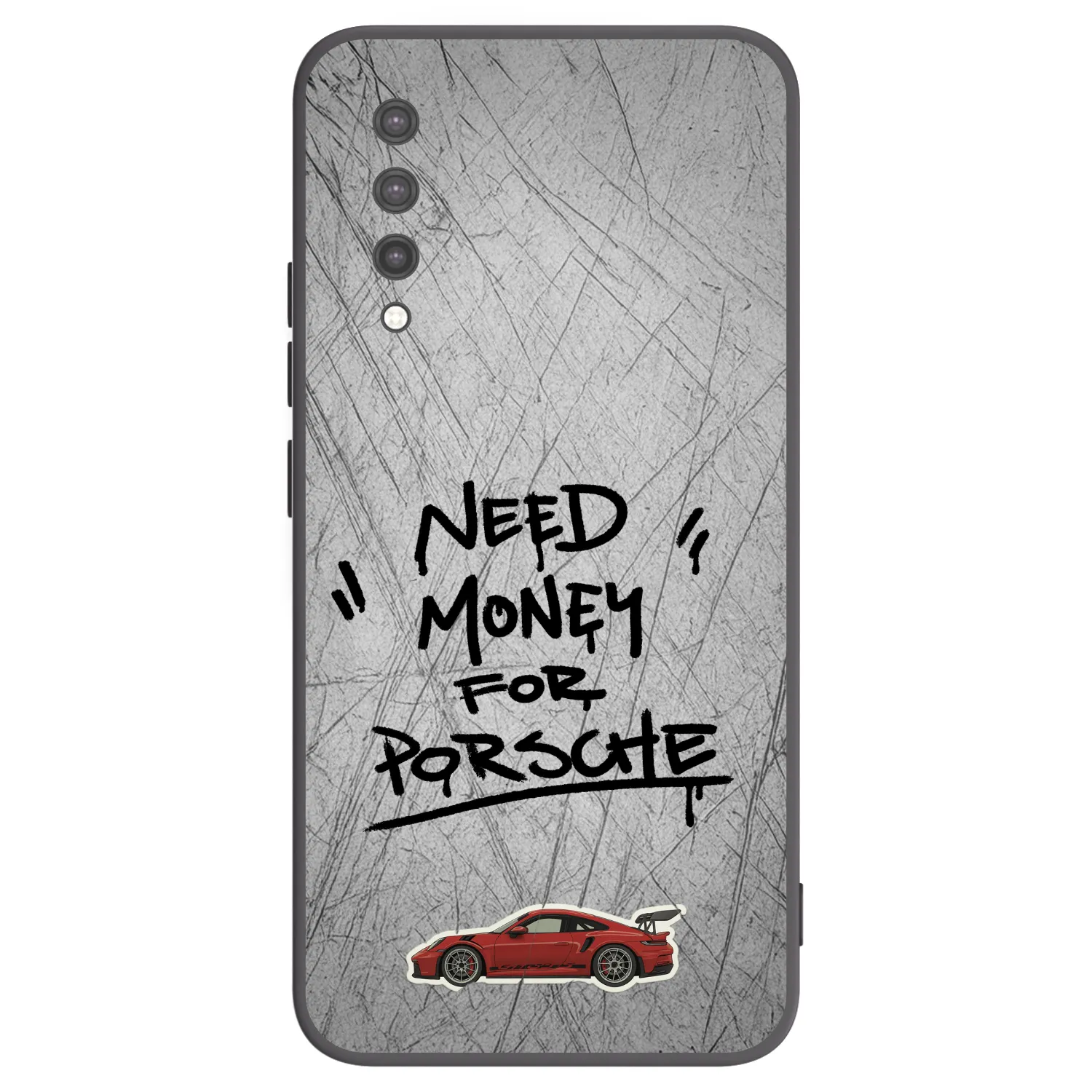 Picasee silikonowe czarne etui na Xiaomi Mi 9 Lite - Grey Drift