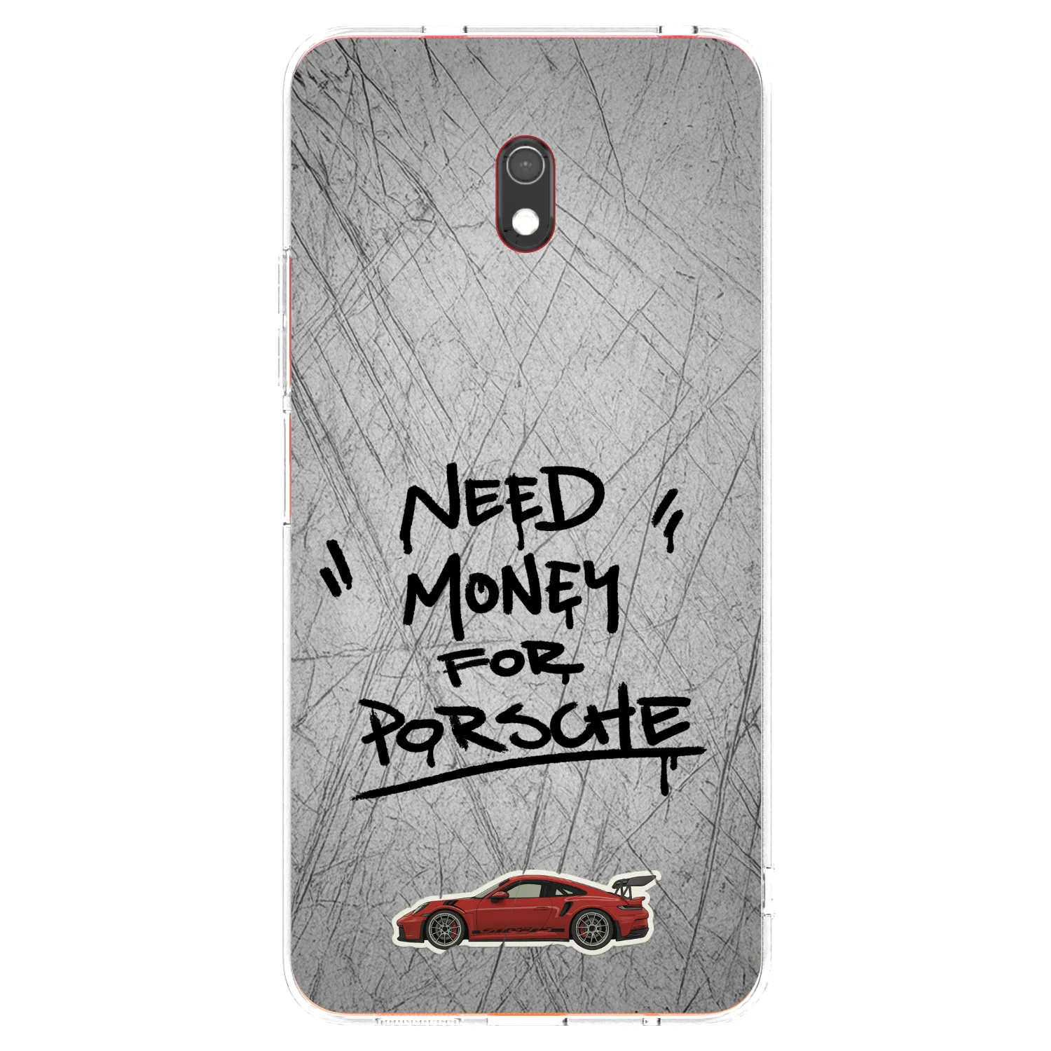 Picasee silikonowe przeźroczyste etui na Xiaomi Redmi 8A - Grey Drift