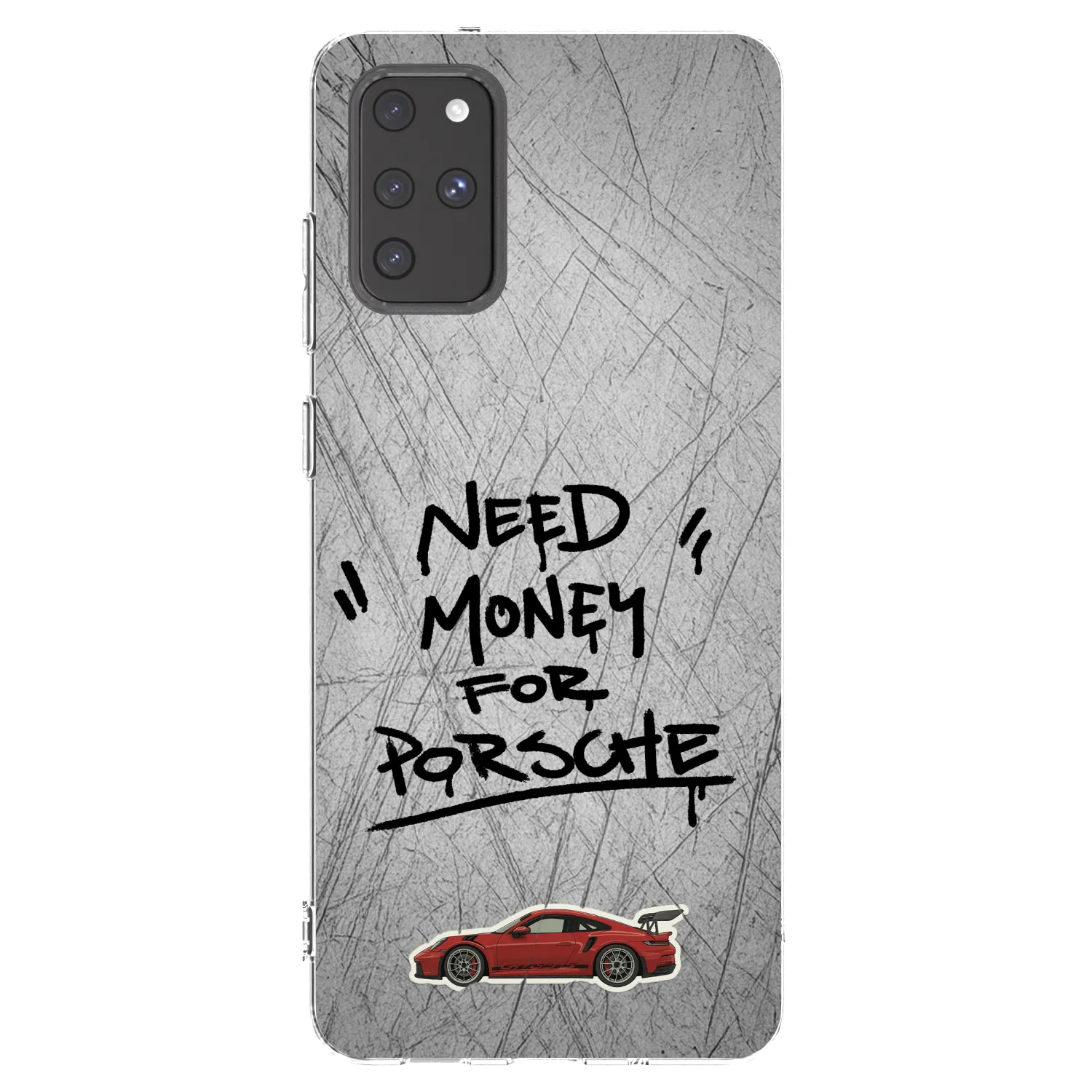 Picasee silikonowe przeźroczyste etui na Samsung Galaxy S20+ G985F - Grey Drift