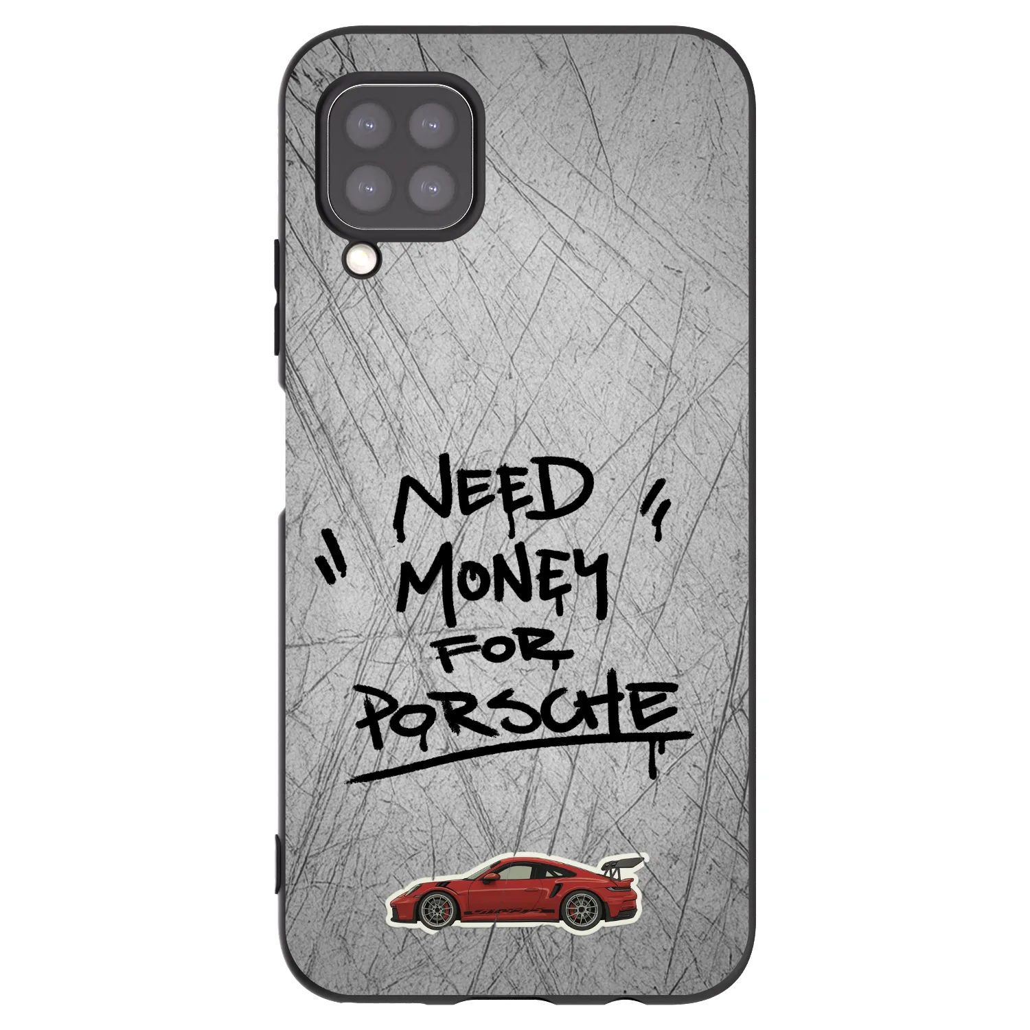 Picasee silikonowe czarne etui na Huawei P40 Lite - Grey Drift