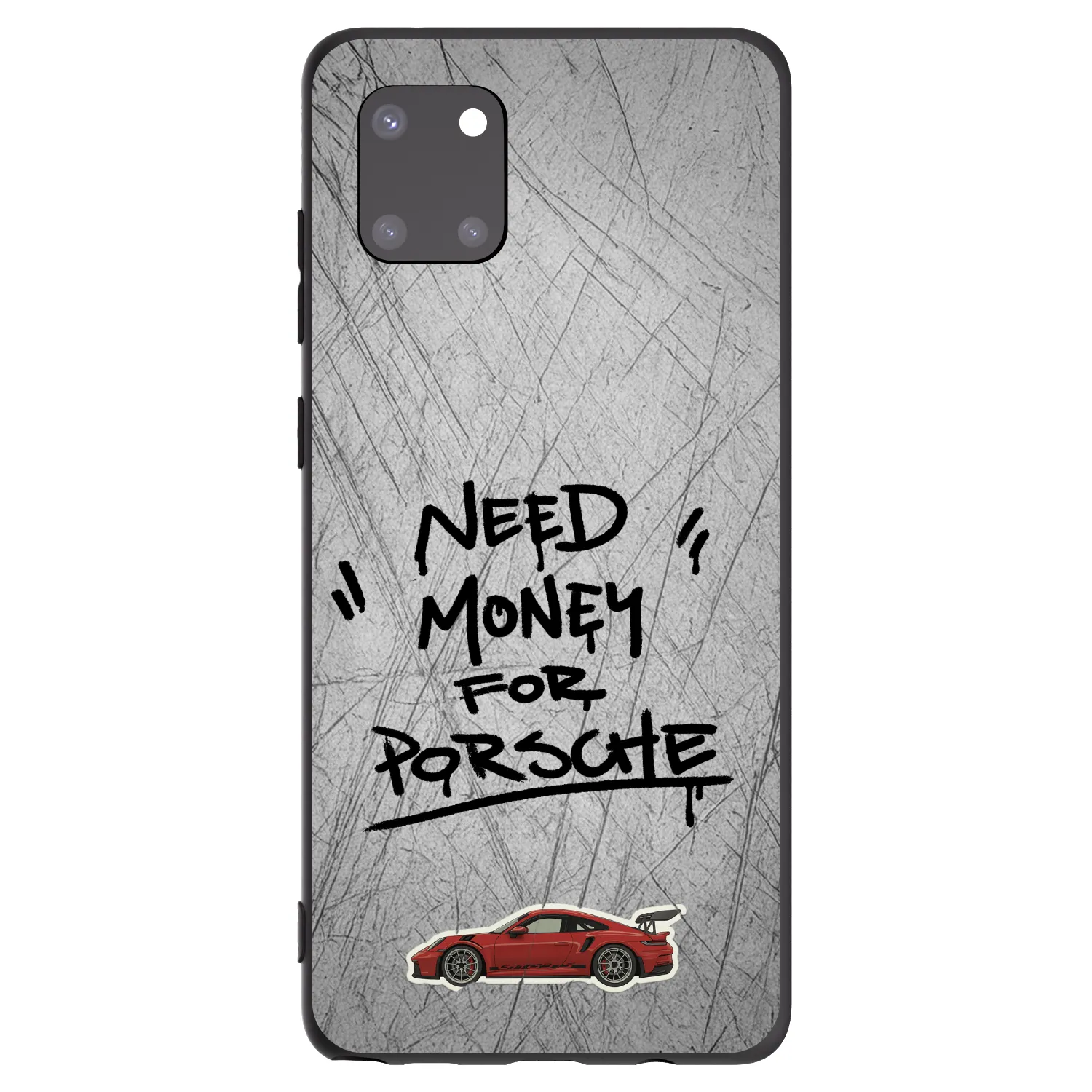 Picasee silikonowe czarne etui na Samsung Galaxy Note 10 Lite N770F - Grey Drift