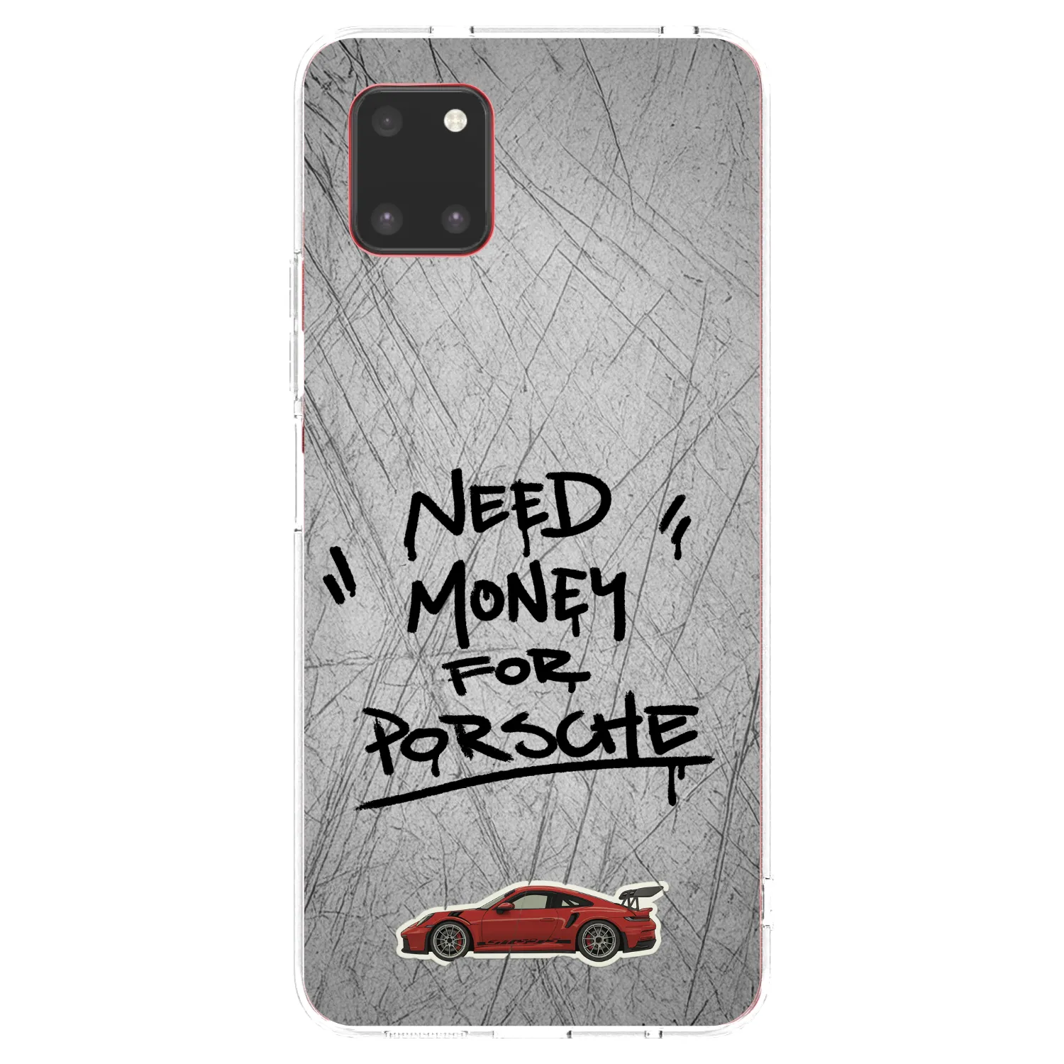 Picasee silikonowe przeźroczyste etui na Samsung Galaxy Note 10 Lite N770F - Grey Drift