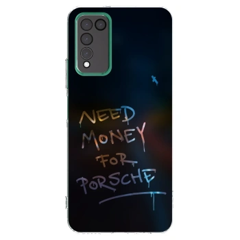 Picasee silikonowe przeźroczyste etui na Honor 10X Lite - Neon Nights