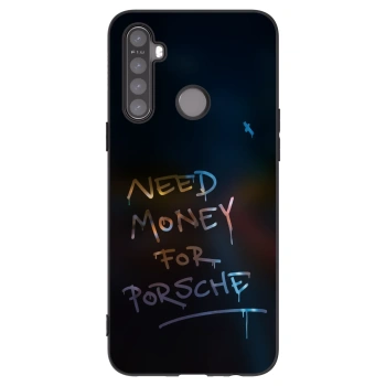 Picasee silikonowe czarne etui na Realme 5 - Neon Nights