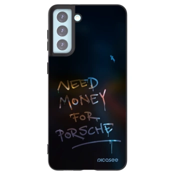 Picasee silikonowe czarne etui na Samsung Galaxy S21+ 5G G996F - Neon Nights