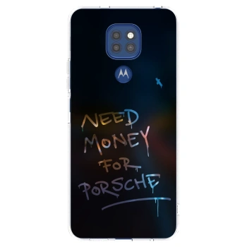 Picasee silikonowe przeźroczyste etui na Motorola Moto G9 Play - Neon Nights