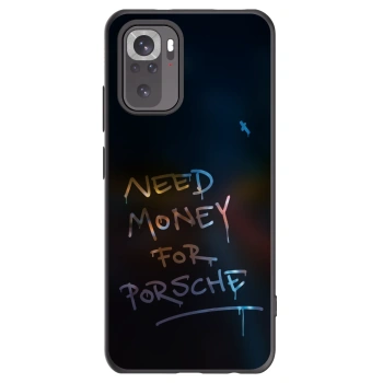 Picasee silikonowe czarne etui na Xiaomi Redmi Note 10 - Neon Nights