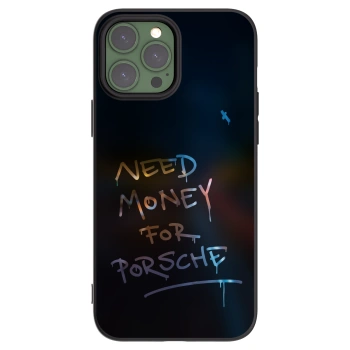 Picasee silikonowe czarne etui na Apple iPhone 13 Pro Max - Neon Nights
