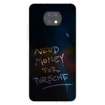 Picasee silikonowe przeźroczyste etui na Xiaomi Redmi Note 9T - Neon Nights