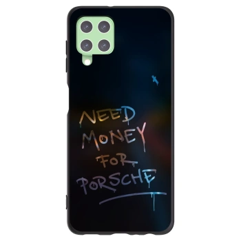 Picasee silikonowe czarne etui na Samsung Galaxy A22 A225F 4G - Neon Nights