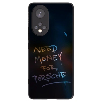 Picasee silikonowe czarne etui na Honor 50 5G - Neon Nights