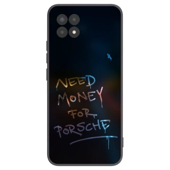 Picasee silikonowe czarne etui na Realme 8i - Neon Nights