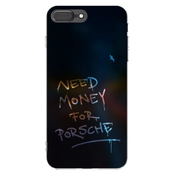Picasee silikonowe przeźroczyste etui na Apple iPhone 7 Plus - Neon Nights