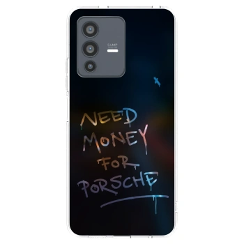 Picasee silikonowe przeźroczyste etui na Vivo V23 5G - Neon Nights