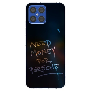 Picasee silikonowe przeźroczyste etui na Honor X8 4G - Neon Nights