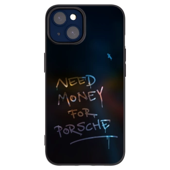 Picasee silikonowe czarne etui na Apple iPhone 14 - Neon Nights