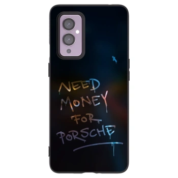 Picasee silikonowe czarne etui na OnePlus 9 - Neon Nights