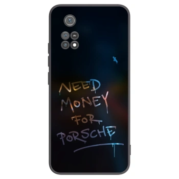 Picasee silikonowe czarne etui na Xiaomi Poco M4 Pro - Neon Nights