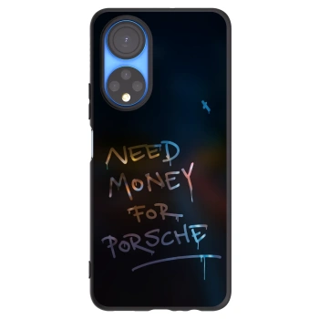 Picasee silikonowe czarne etui na Honor X7 - Neon Nights