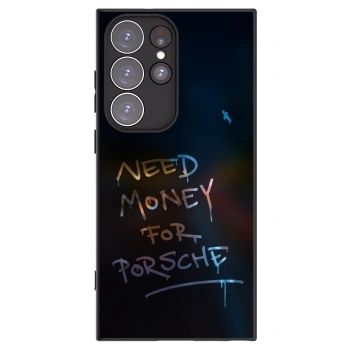 Picasee silikonowe czarne etui na Samsung Galaxy S23 Ultra 5G - Neon Nights