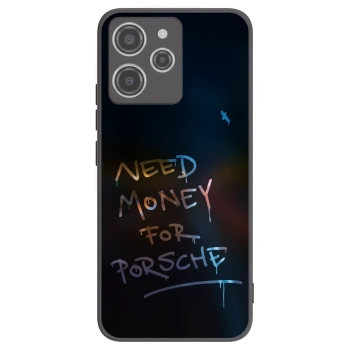 Picasee silikonowe czarne etui na Xiaomi Redmi 12 4G - Neon Nights