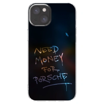 Picasee silikonowe przeźroczyste etui na Apple iPhone 15 Plus - Neon Nights